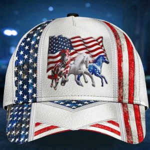 white-american-horses-classic-cap-vmhpqh150321