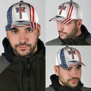 White God Bless America Classic Cap