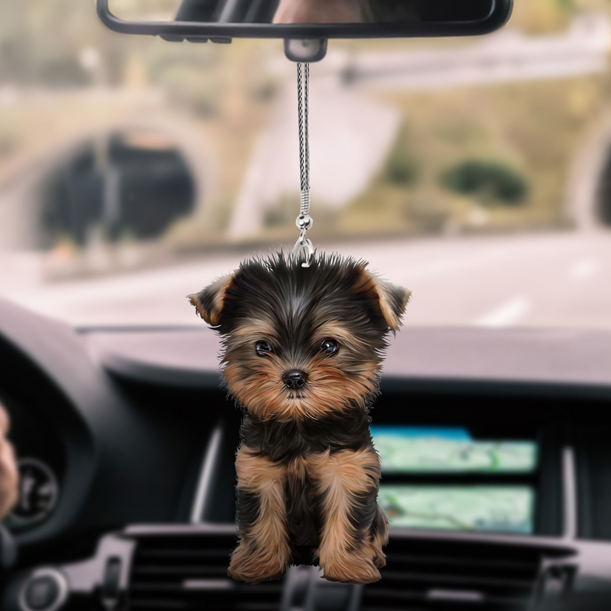 yorkshire-terrier-sitting-py76-ntt070997-nct-car-hanging-ornament