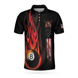 Eagle Billiards Polo Shirt, American Eagle Pool Shirt