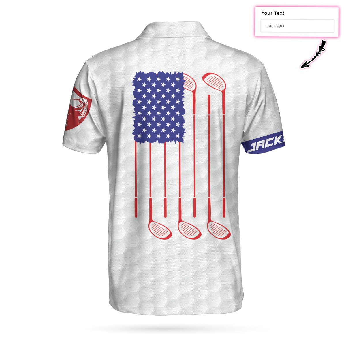 Personalized Golf American Flag New Polo Shirt – HighSportPrint