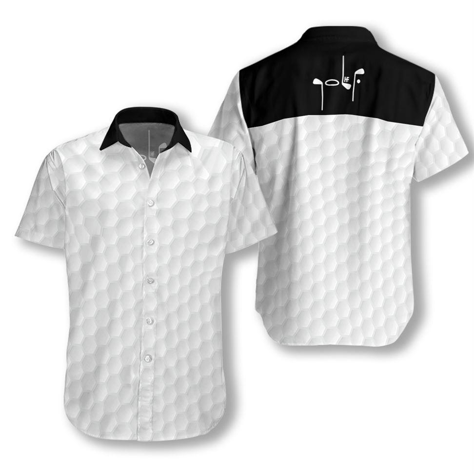 Golf Ball Texture Hawaiian Shirt HighSportPrint