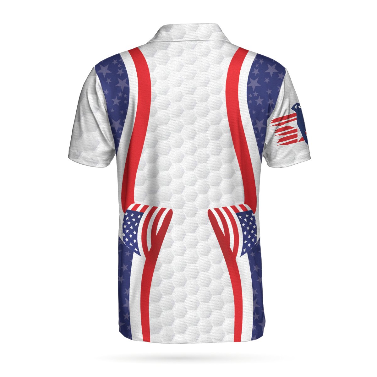 Golf With American Flag Polo Shirt – HighSportWear
