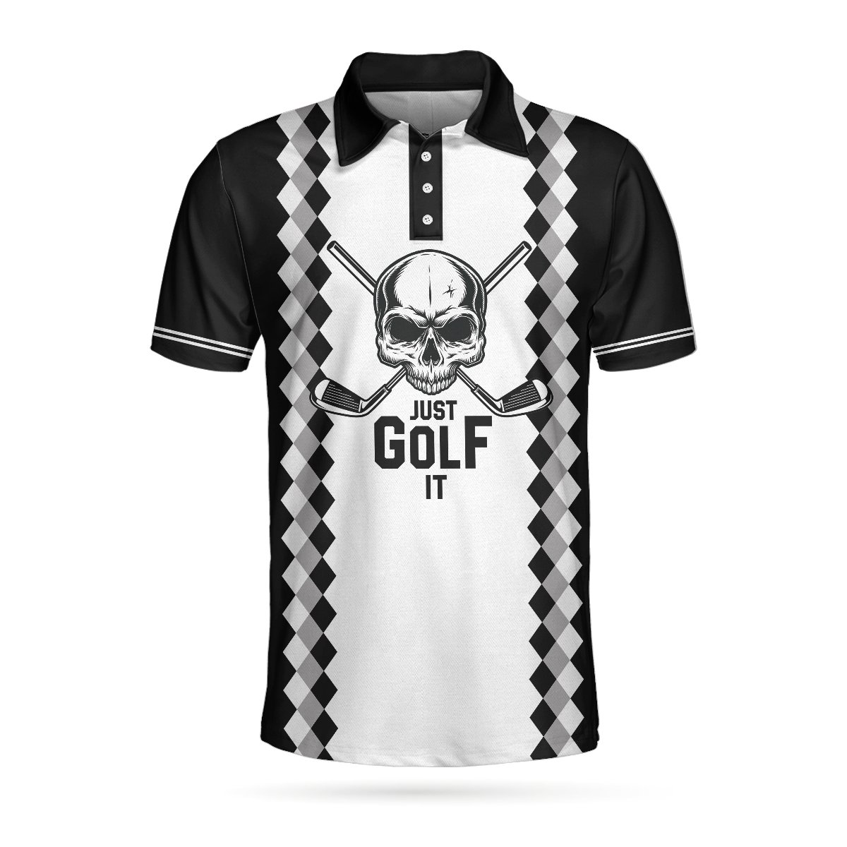 Polo Smoke Black And White Pattern EZ24 Hawaiian Shirt – HighSportWear