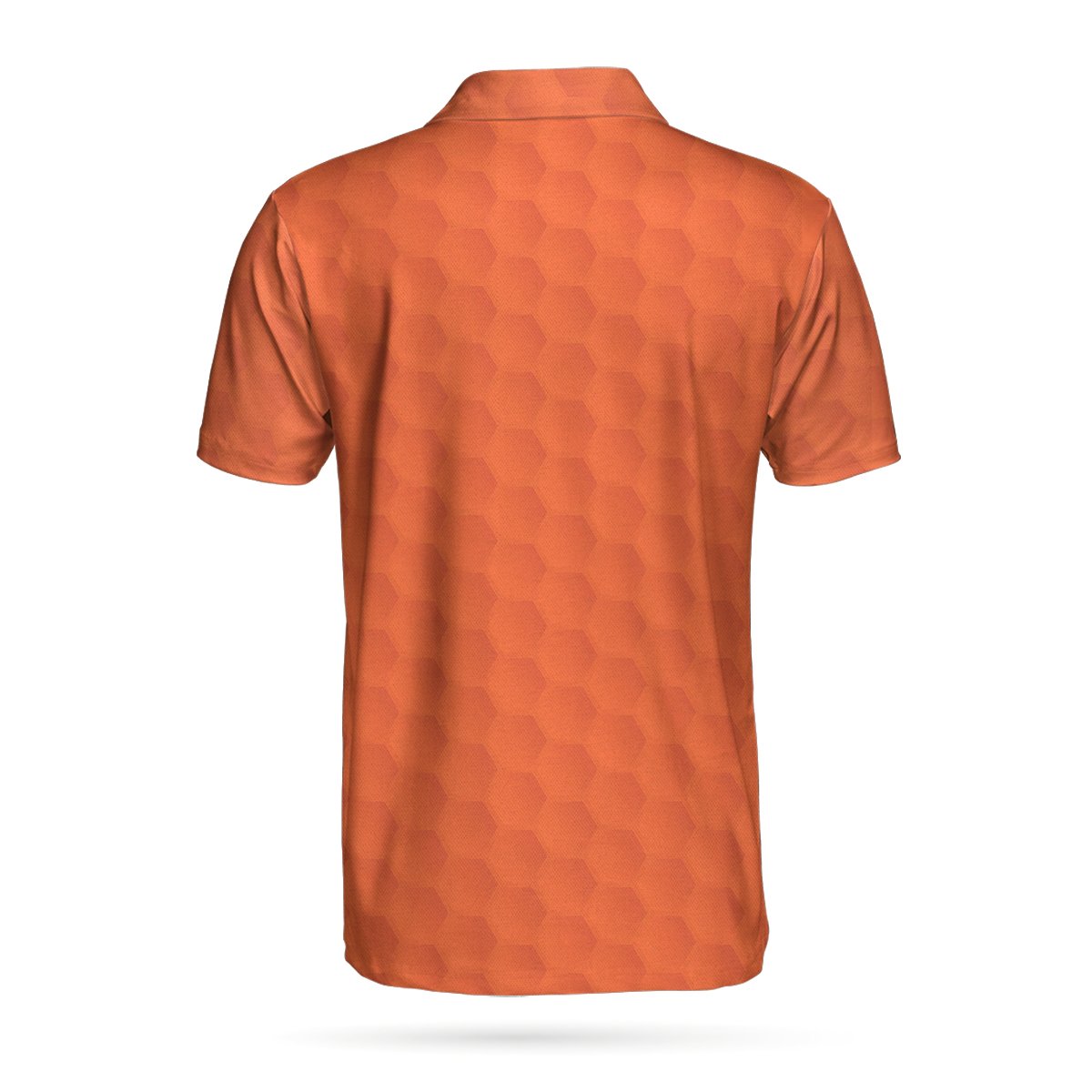 Orange Golf Ball Pattern Polo Shirt HighSportPrint