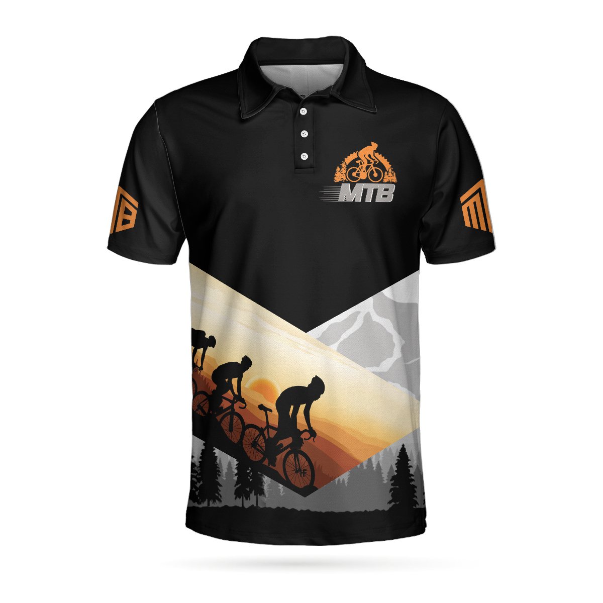 Riders Never Stop Polo Shirt 9X Print