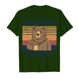 Camping I Hate Morning People Branded Unisex T-Shirt