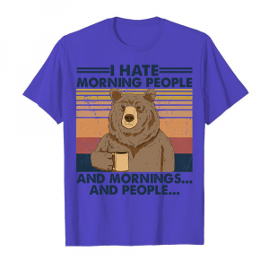 Camping I Hate Morning People Branded Unisex T-Shirt