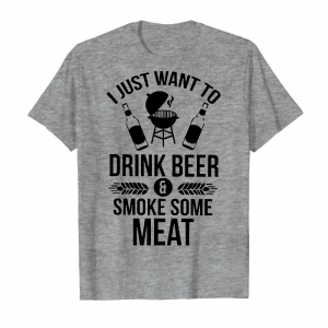 Drink Beer And Smoke Some Meat Branded Unisex T-Shirt