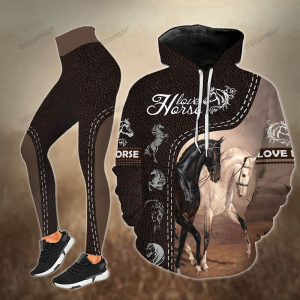 black-and-white-horse-walking-hoodie-and-legging-set-3075