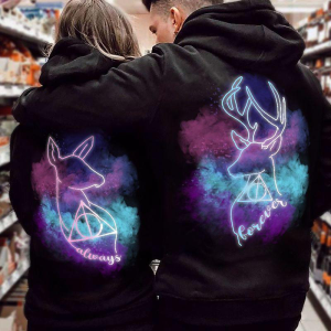 always-forever-starry-elk-couples-hoodie-for-matching-couple-valentine-gift-gift-for-lover