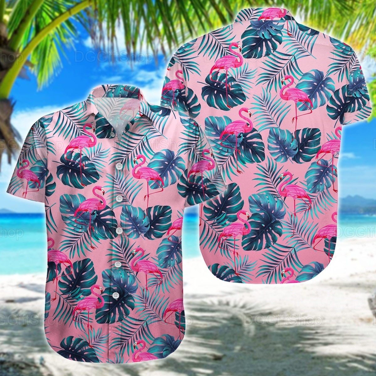 Flamingo Hawaiian Shirt – WORKARTIDEA