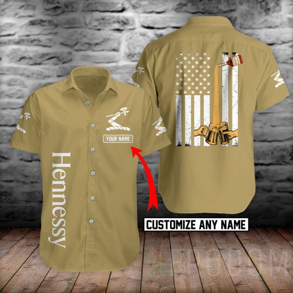 Personalized Basic Printed Hennessy Hawaiian Shirt
