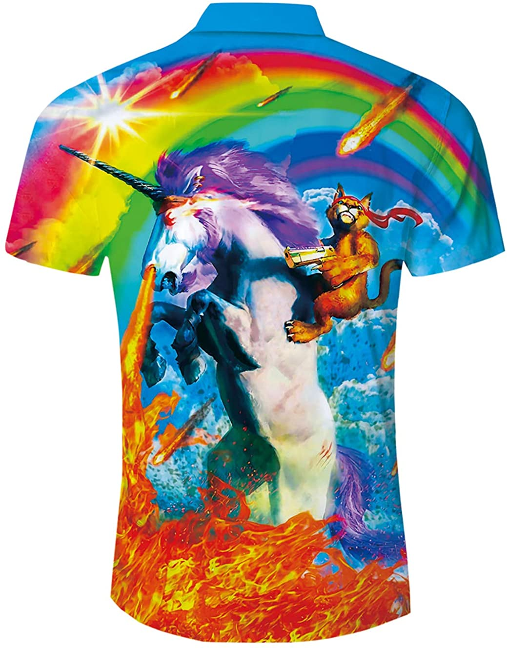 Rainbow Pride Hawaiian Shirt For Lgbtq Hawaiian Summer Aloha Beach Shirts For Holiday
