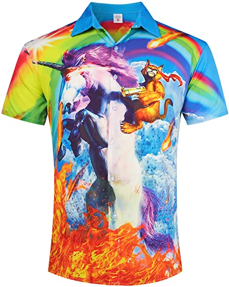 Rainbow Pride Hawaiian Shirt For Lgbtq Hawaiian Summer Aloha Beach Shirts For Holiday