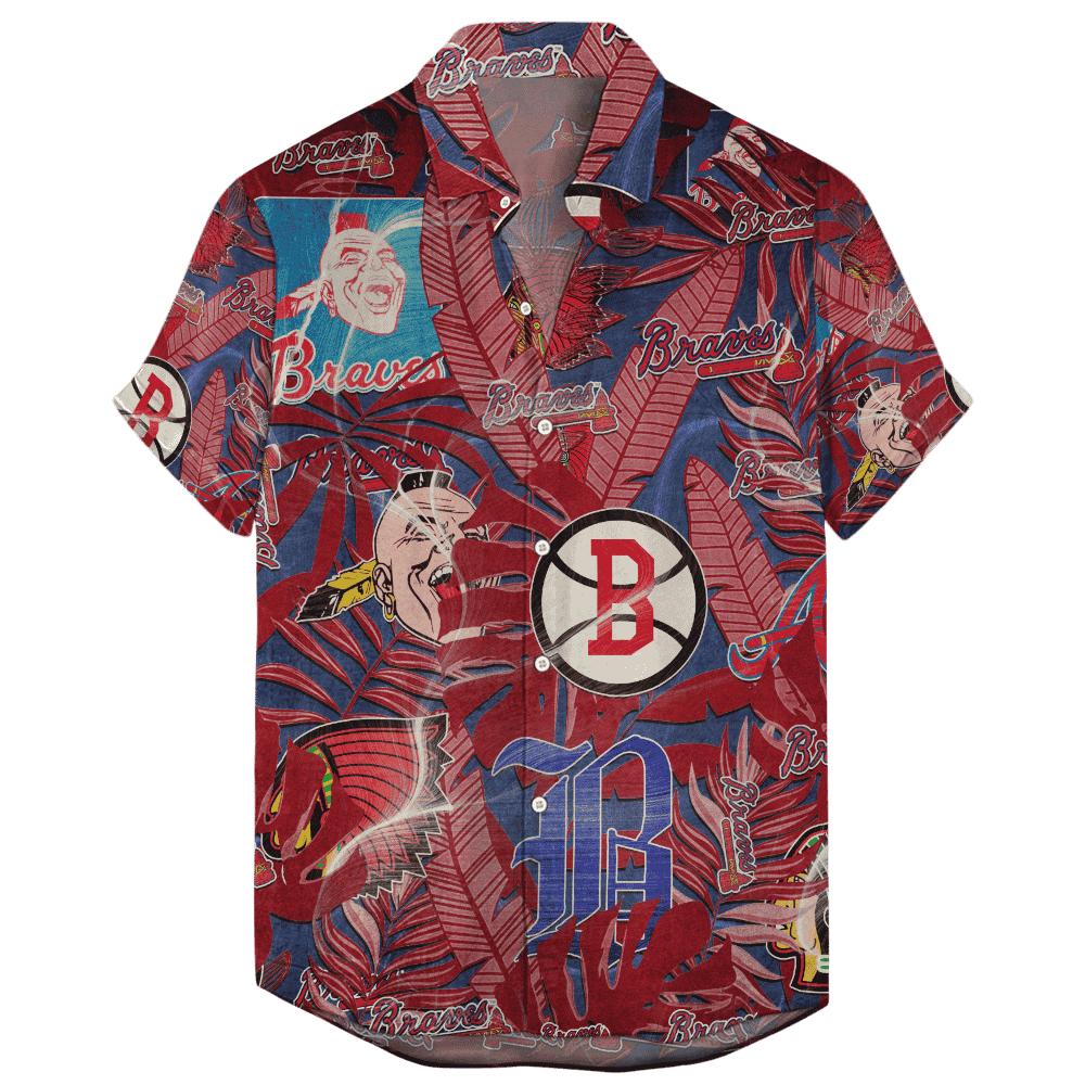 Atlanta Braves Hawaiian Retro Logo Revolution Mlb 2023 – HighSportWear