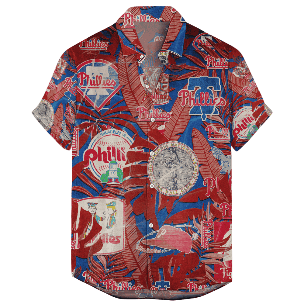 Philadelphia Phillies Hawaiian Retro Logo Revolution Mlb 2023 