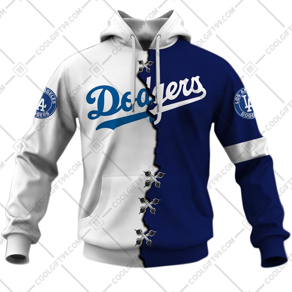Personalized Mlb Los Angeles Dodgers Mix Jersey Hoodie, T Shirt, Zip