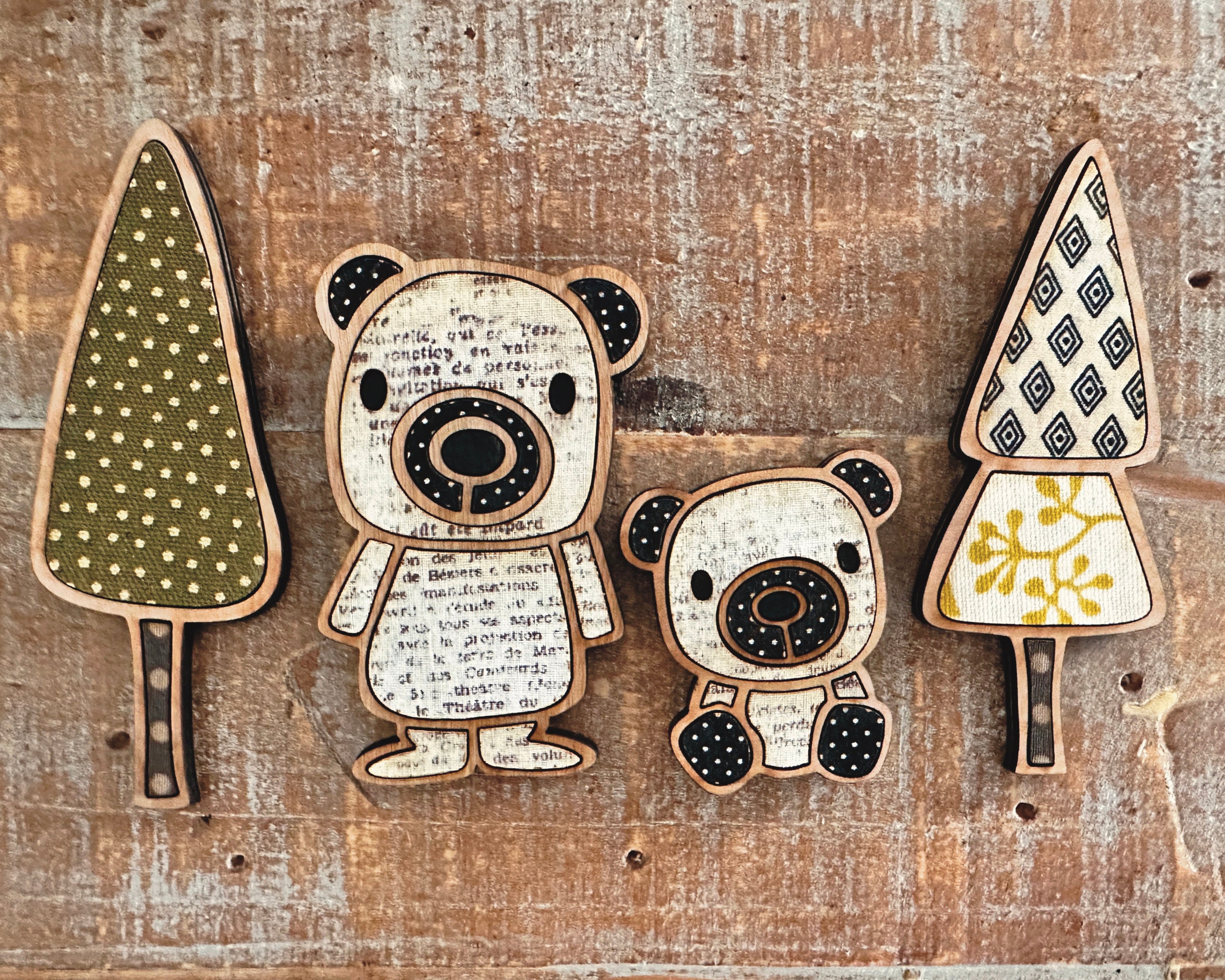 Instant digital download Cute Bears Collection SVG file, laser