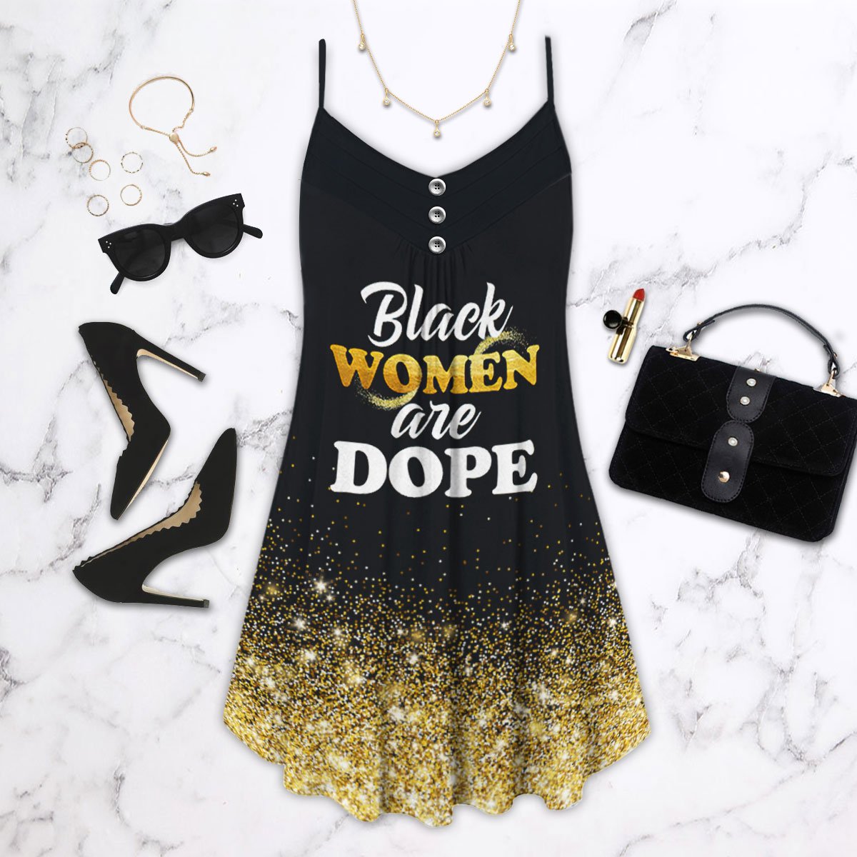 Black Women Are Dope &#8211 Summer Dress