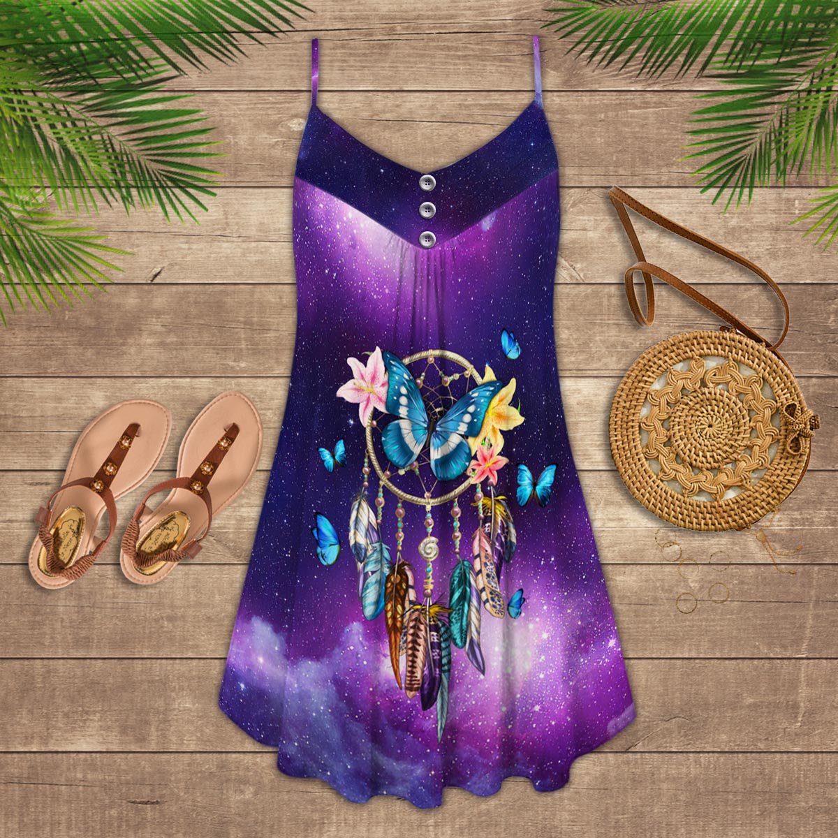 Butterfly Dreamcatcher With Royal Color &#8211 Summer Dress