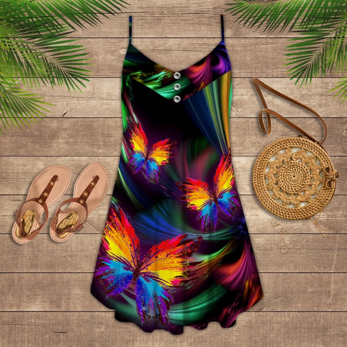 Butterfly Colorful Your Life &#8211 Summer Dress