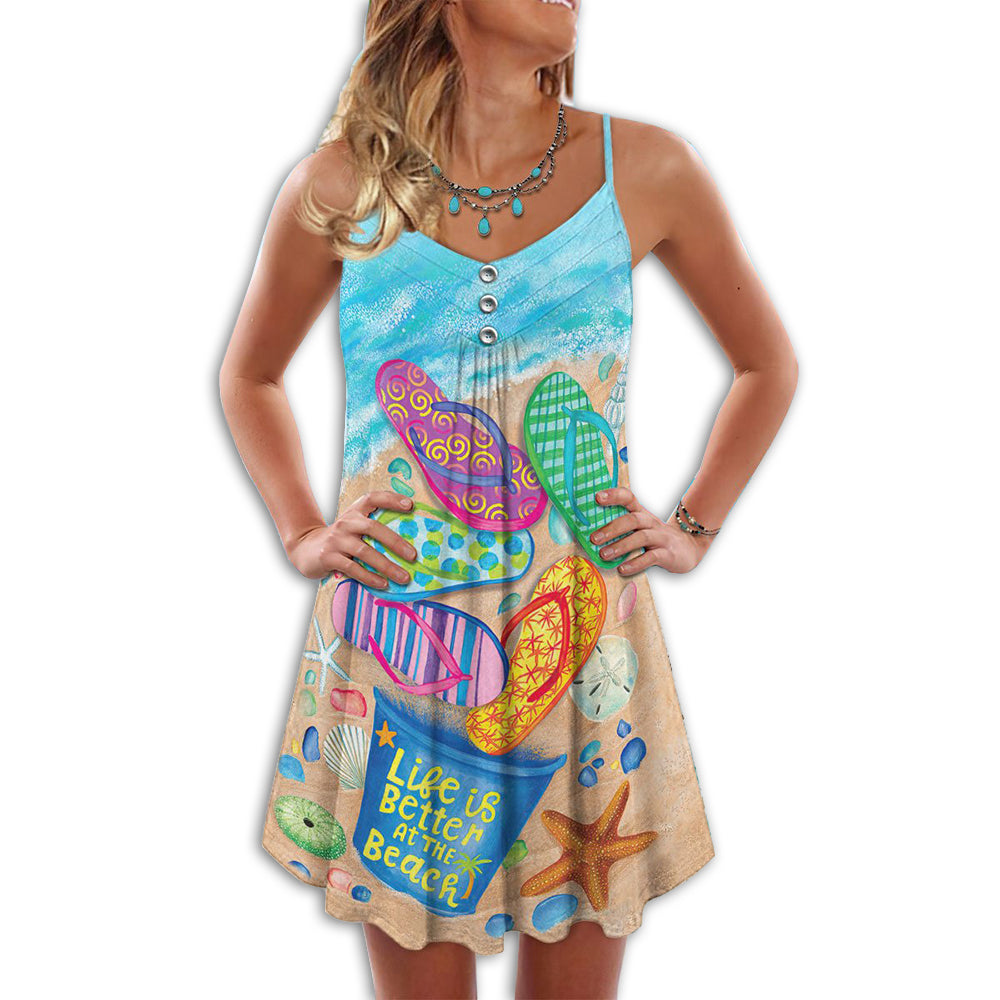Beach Life Is Best With FlipFlops – Summer Dress