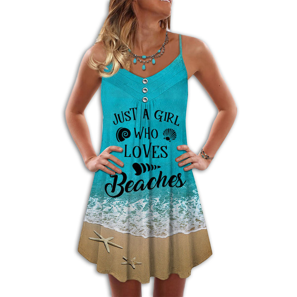 Beach Girl Just A Girl Who Loves Beach – Summer Dress