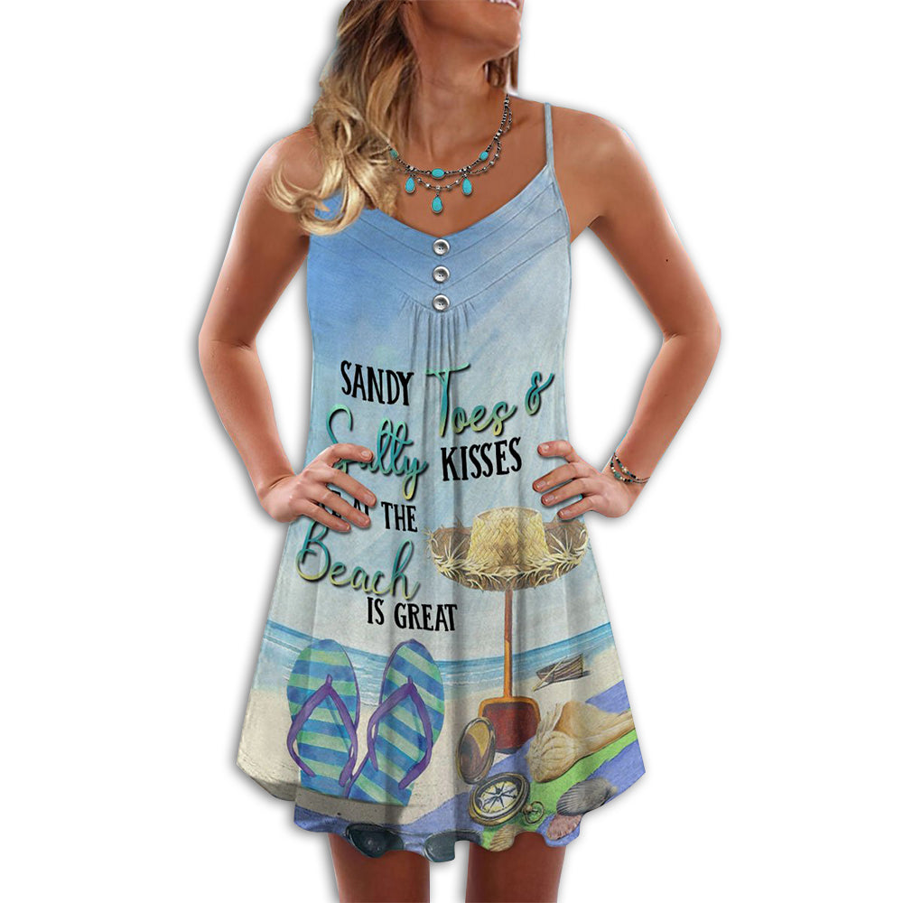 Beach Sandy Toes At The Beach Is Great – Summer Dress