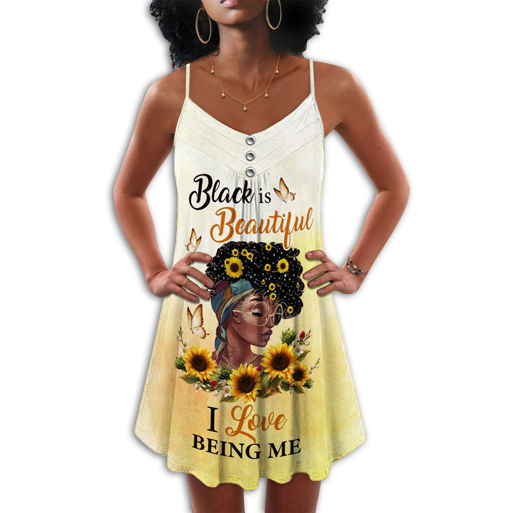 Beautiful Black Women I Love Being Me – Summer Dress