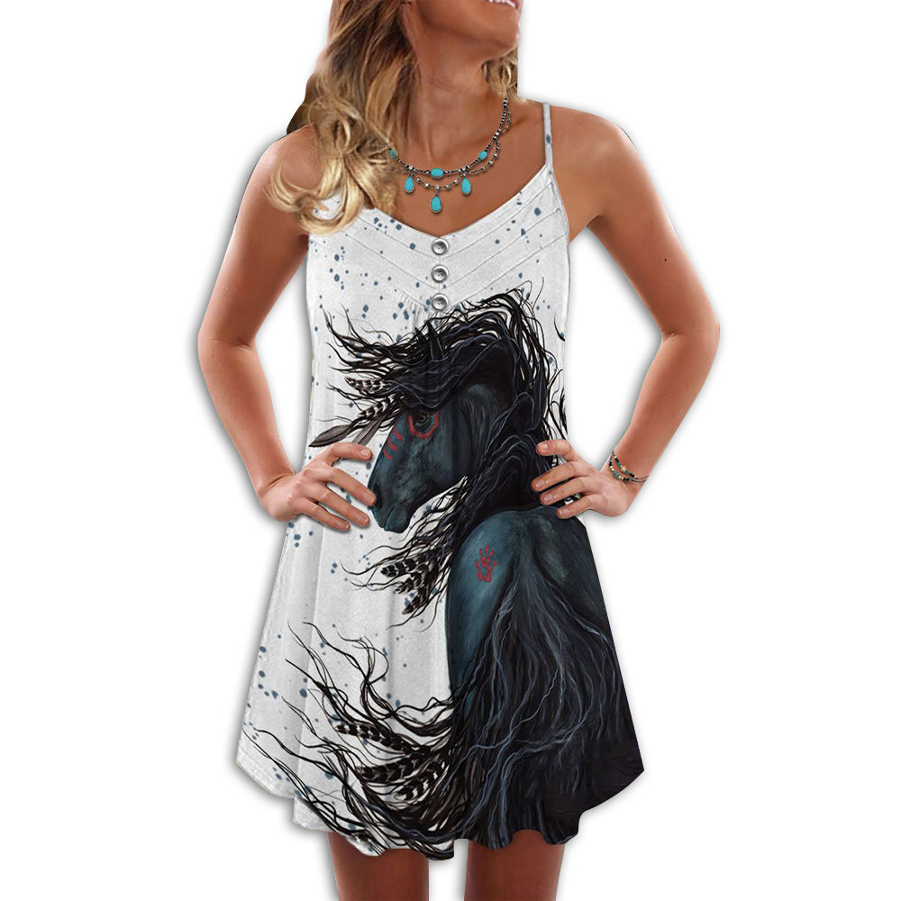 Black Stallion Horse Amazing – Summer Dress