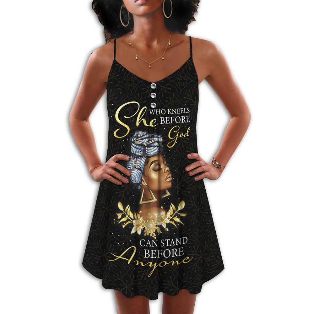 Black Women She Who Kneels Before God – Summer Dress