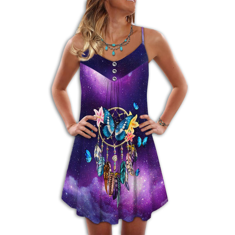 Butterfly Dreamcatcher With Royal Color – Summer Dress