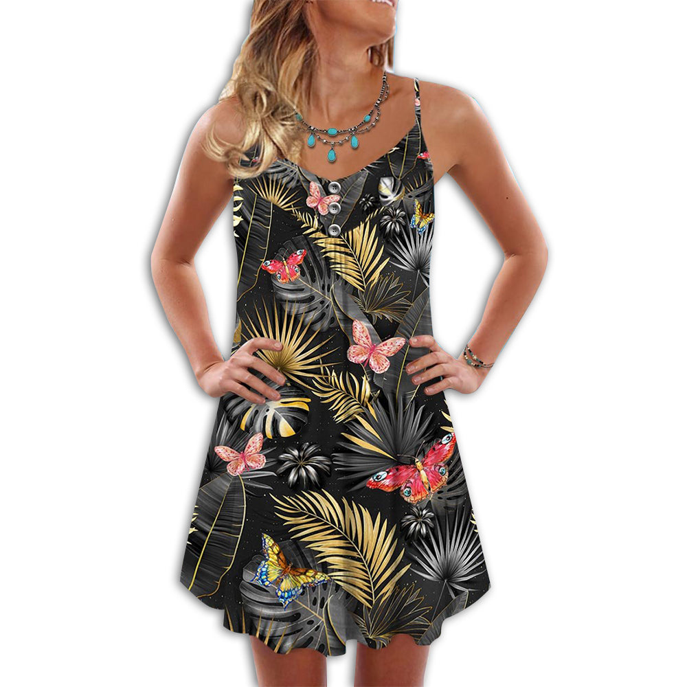 Butterfly Tropical Colorful – Summer Dress