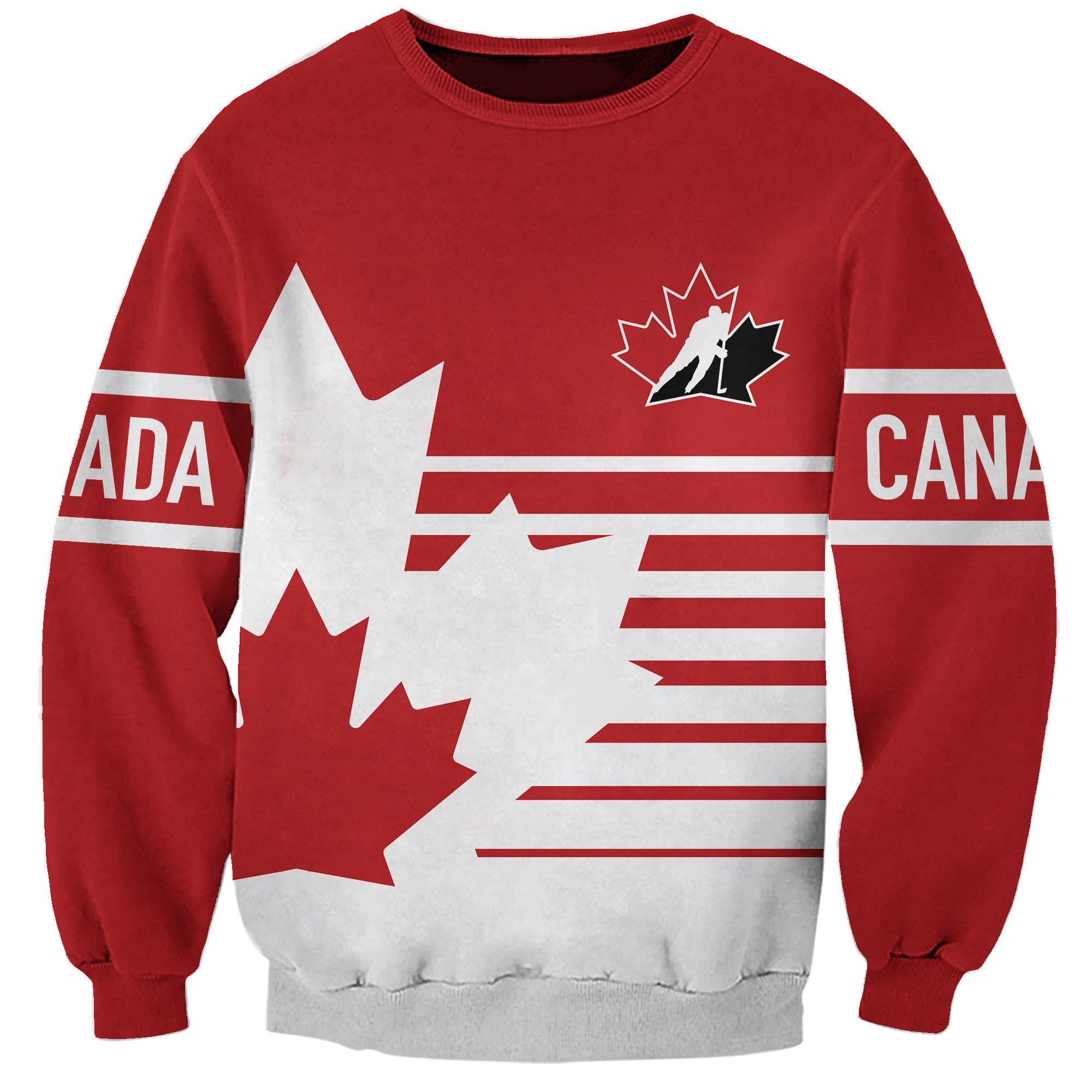 Personalised Canada Ice Hockey World Championships Maple Leaf Style ...