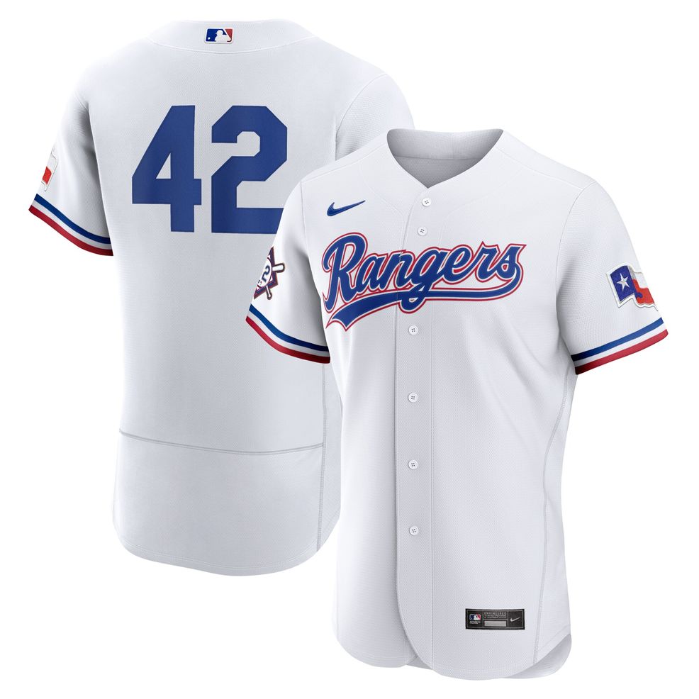 Jackie Robinson Texas Rangers Nike Authentic Player Jersey ? White ...