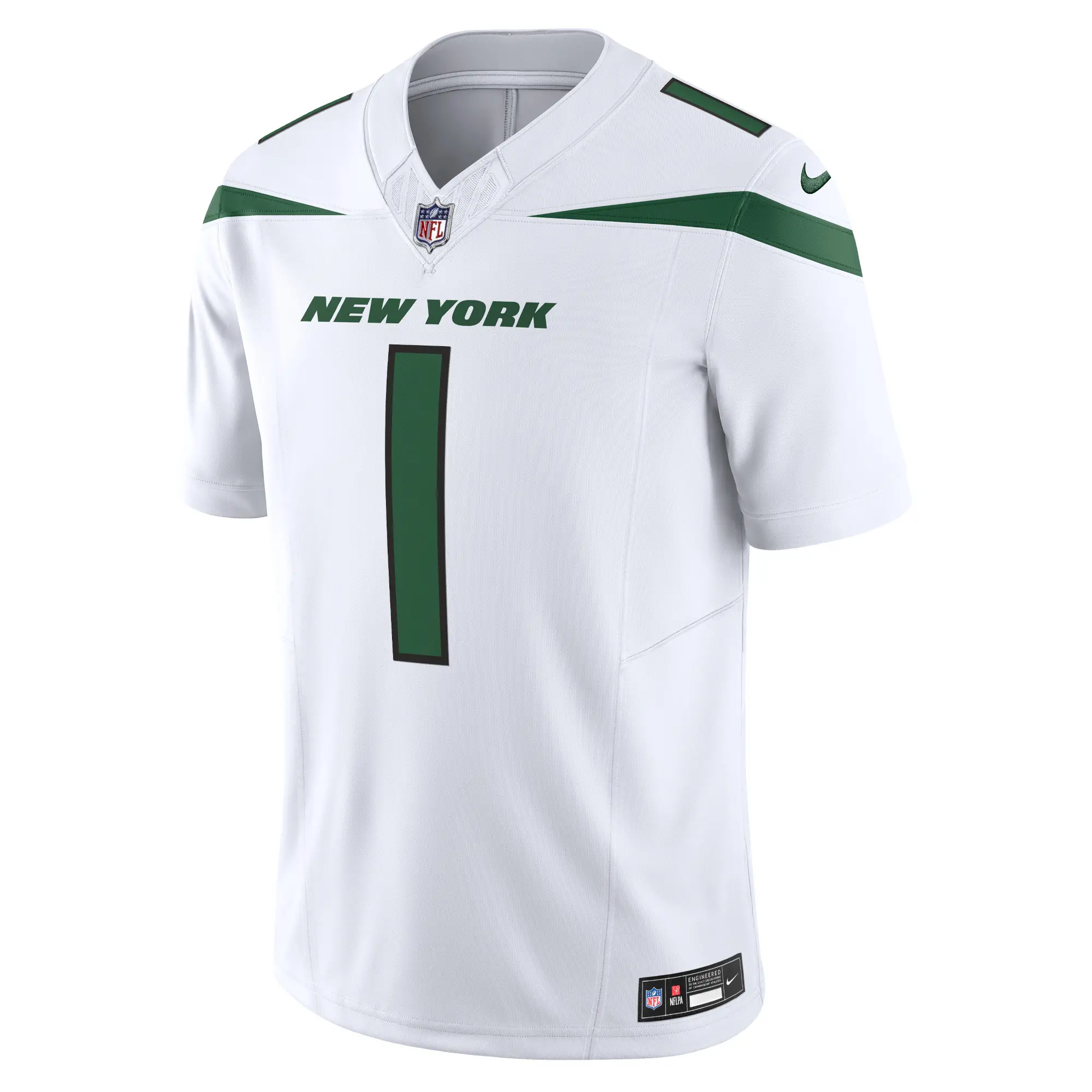 Men’s Nike Ahmad Sauce Gardner White New York Jets Vapor F.u.s.e ...