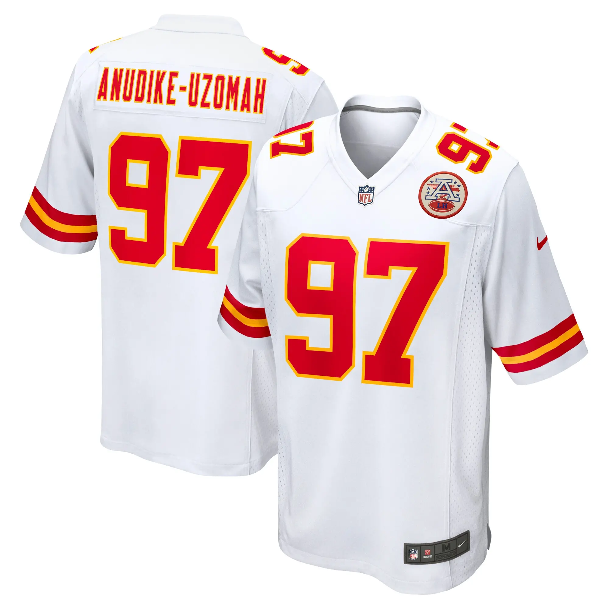 Men’s Kansas City Chiefs Travis Kelce Nike White Player Game Jersey ...