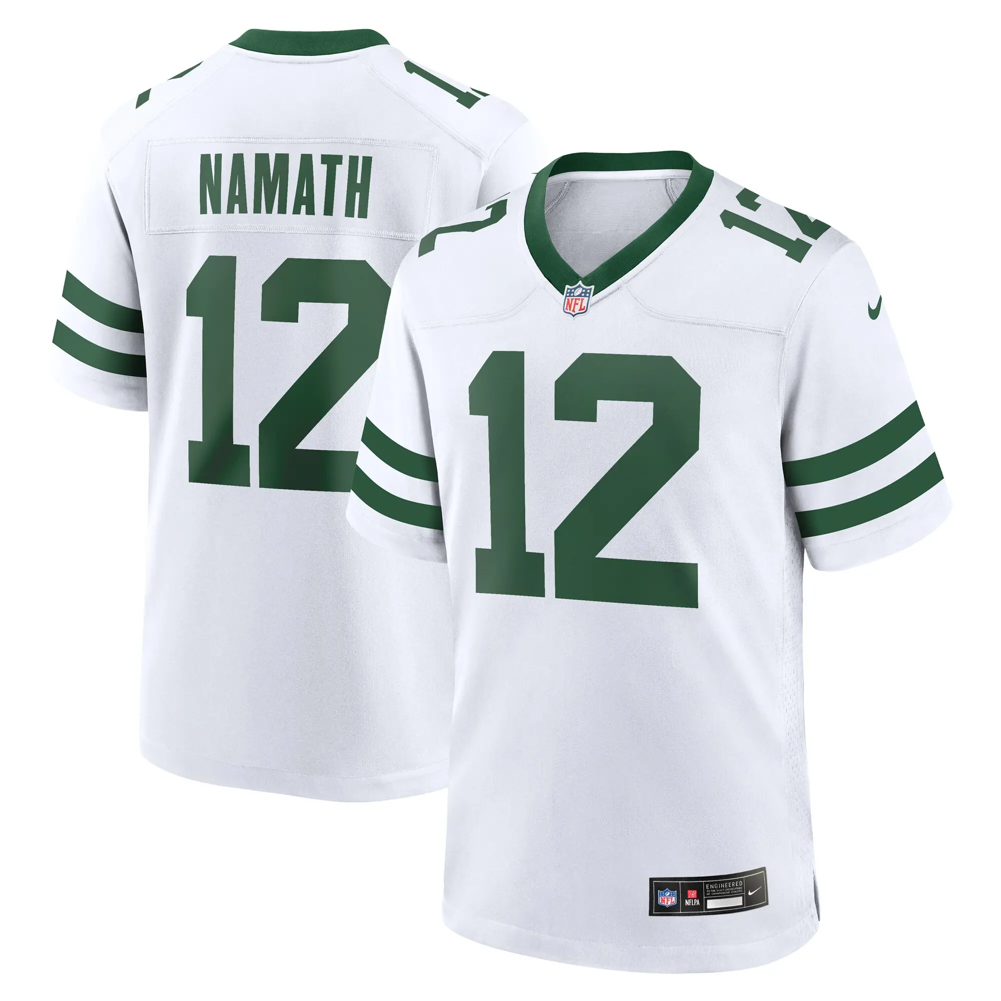 Men’s Nike Joe Namath White New York Jets Legacy Retired Player Game ...