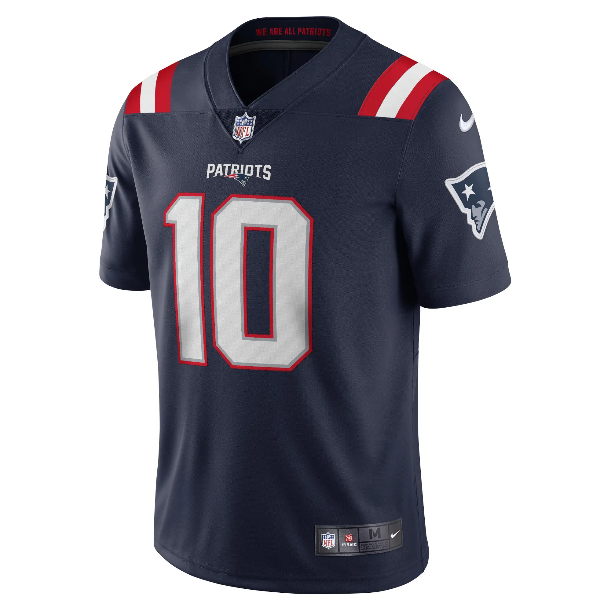 Men’s New England Patriots Mac Jones Nike Navy Vapor Limited Jersey ...