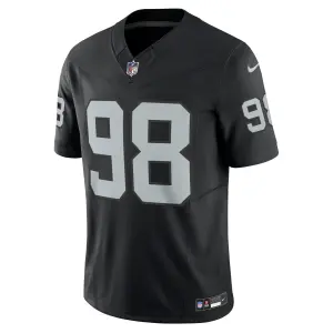 Men’s Las Vegas Raiders Maxx Crosby Nike Black Vapor F.u.s.e. Limited ...