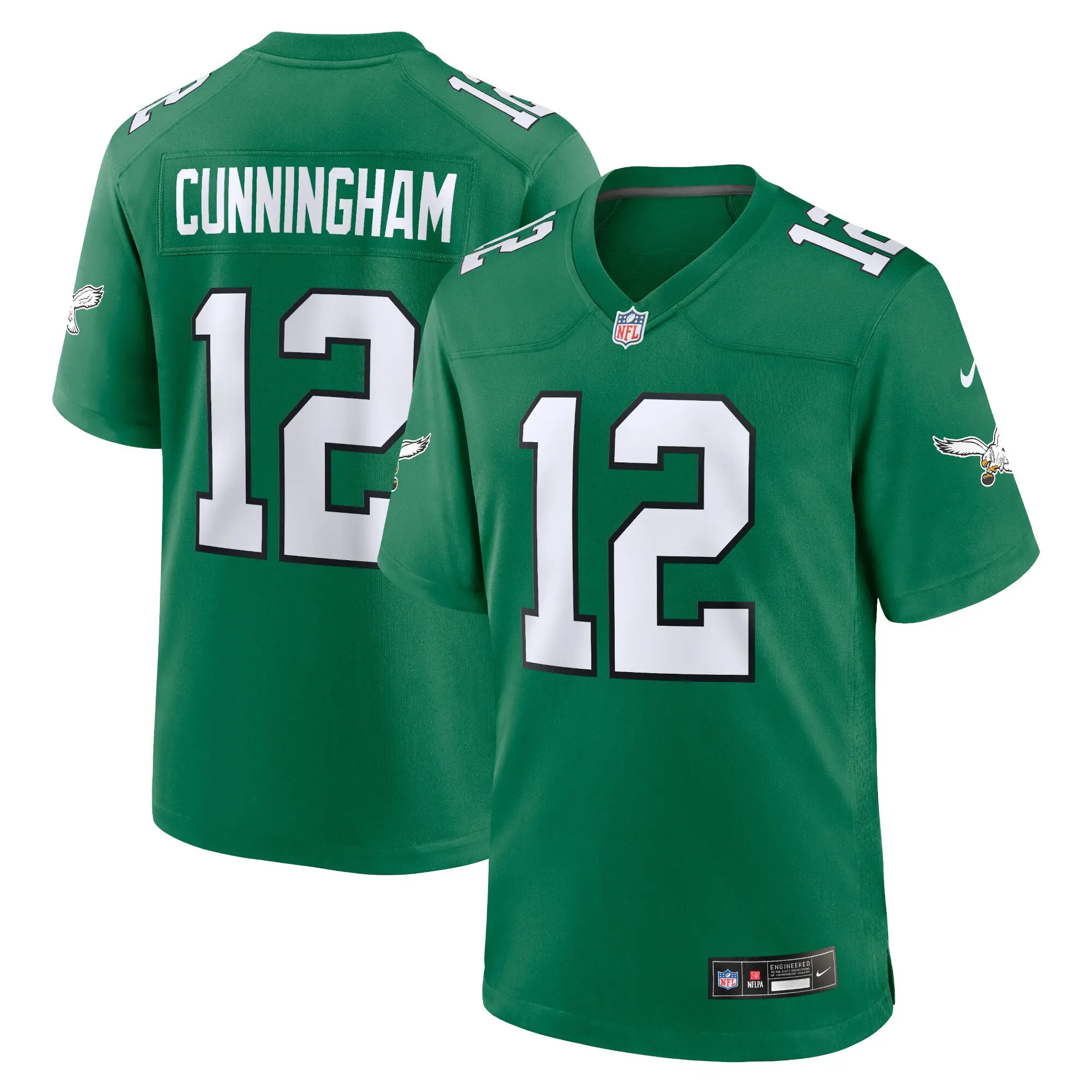 Men’s Philadelphia Eagles Randall Cunningham Nike Kelly Green Alternate ...