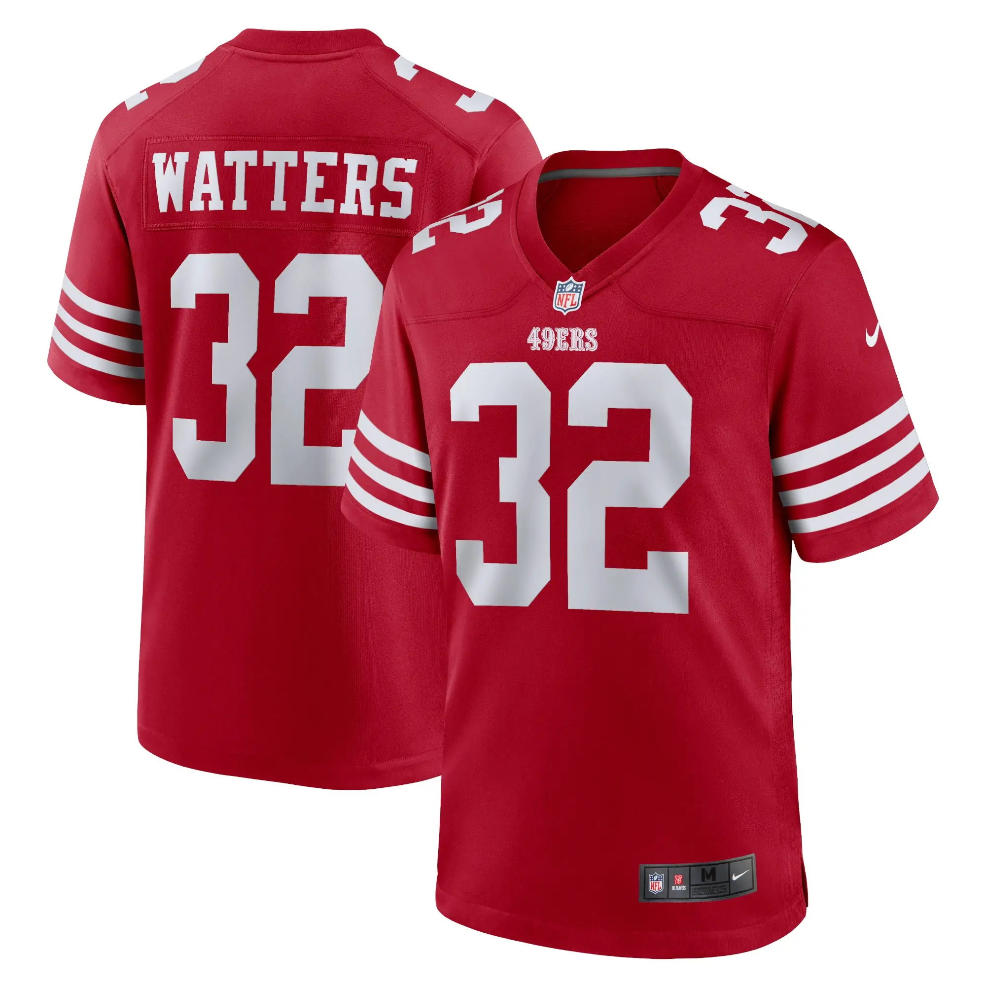 Men’s San Francisco 49ers Ricky Watters Nike Scarlet Retired Player ...