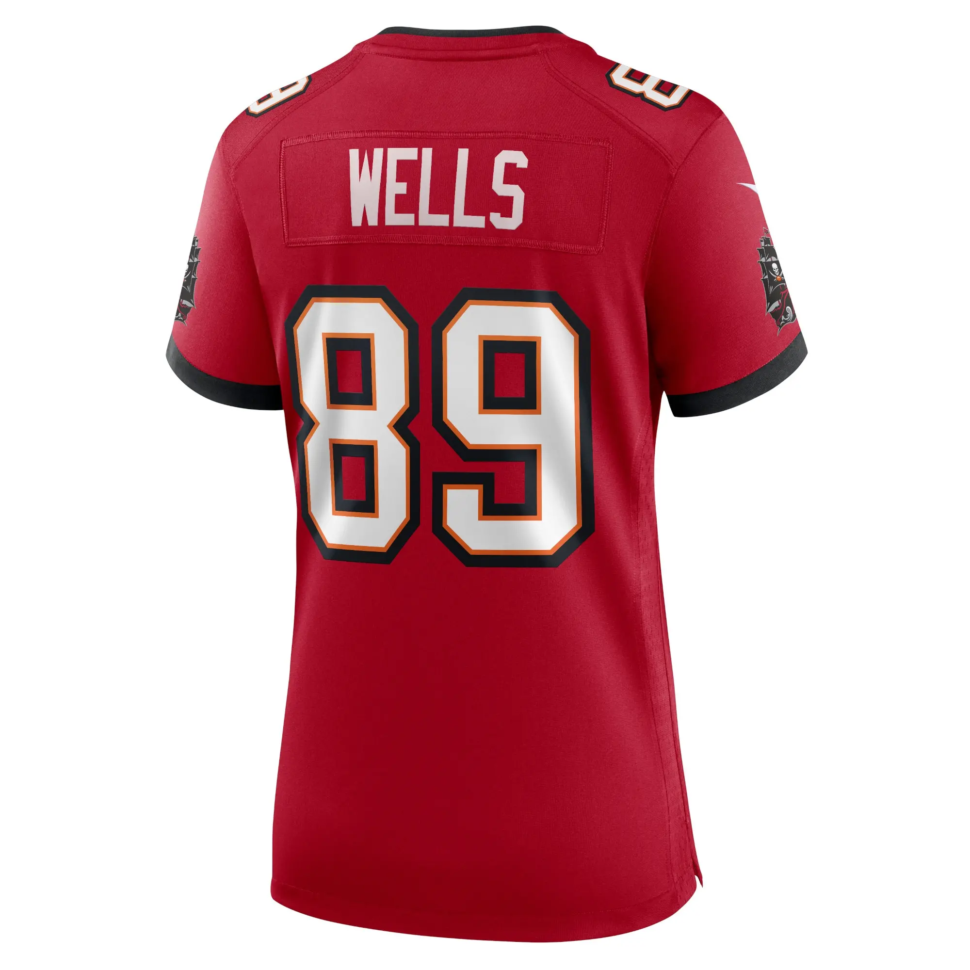 Women’s Tampa Bay Buccaneers David Wells Nike Red Home Game Player ...