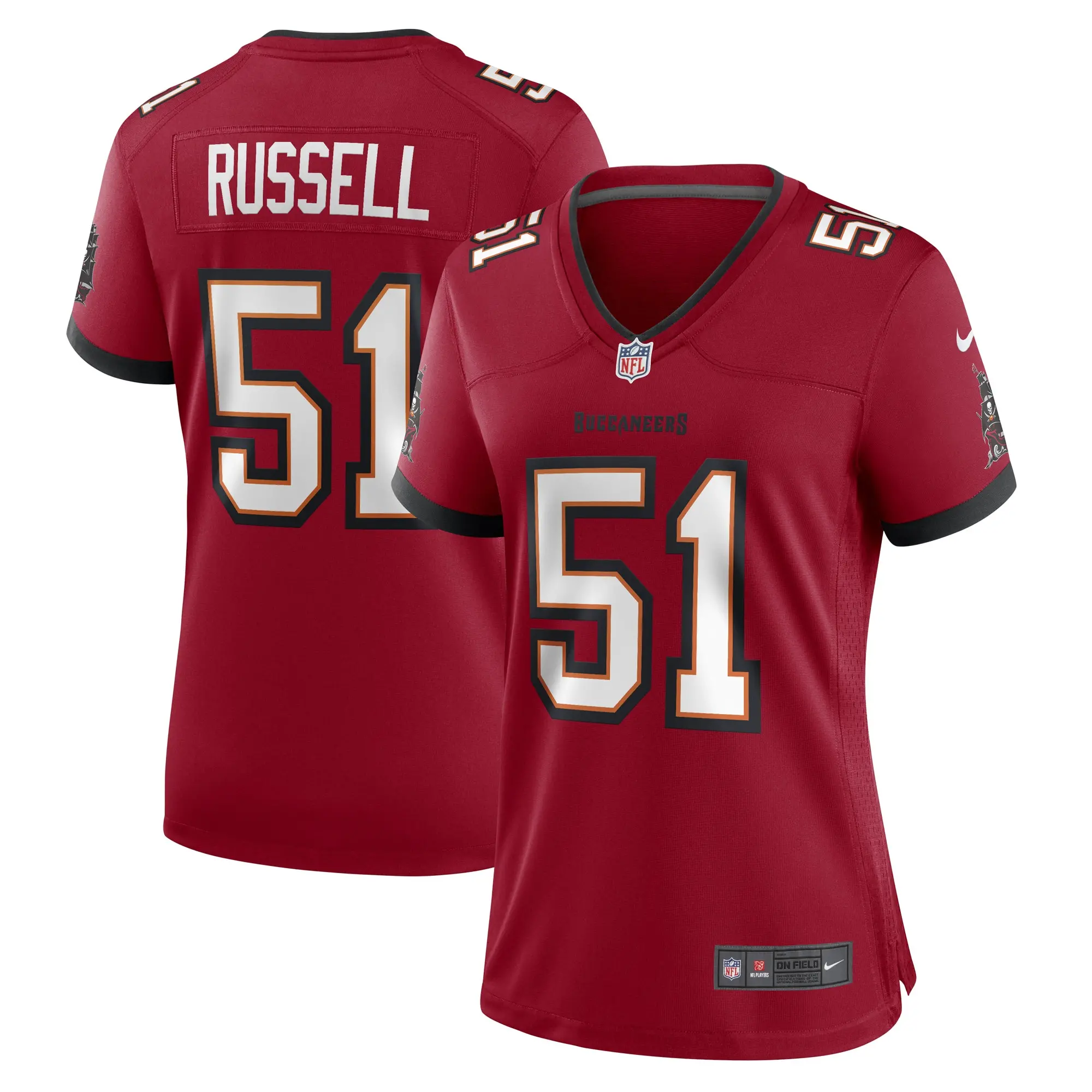 Women’s Tampa Bay Buccaneers J.j. Russell Nike Red Game Player Jersey ...