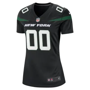 Women’s Nike Stealth Black New York Jets Alternate Custom Game Jersey ...