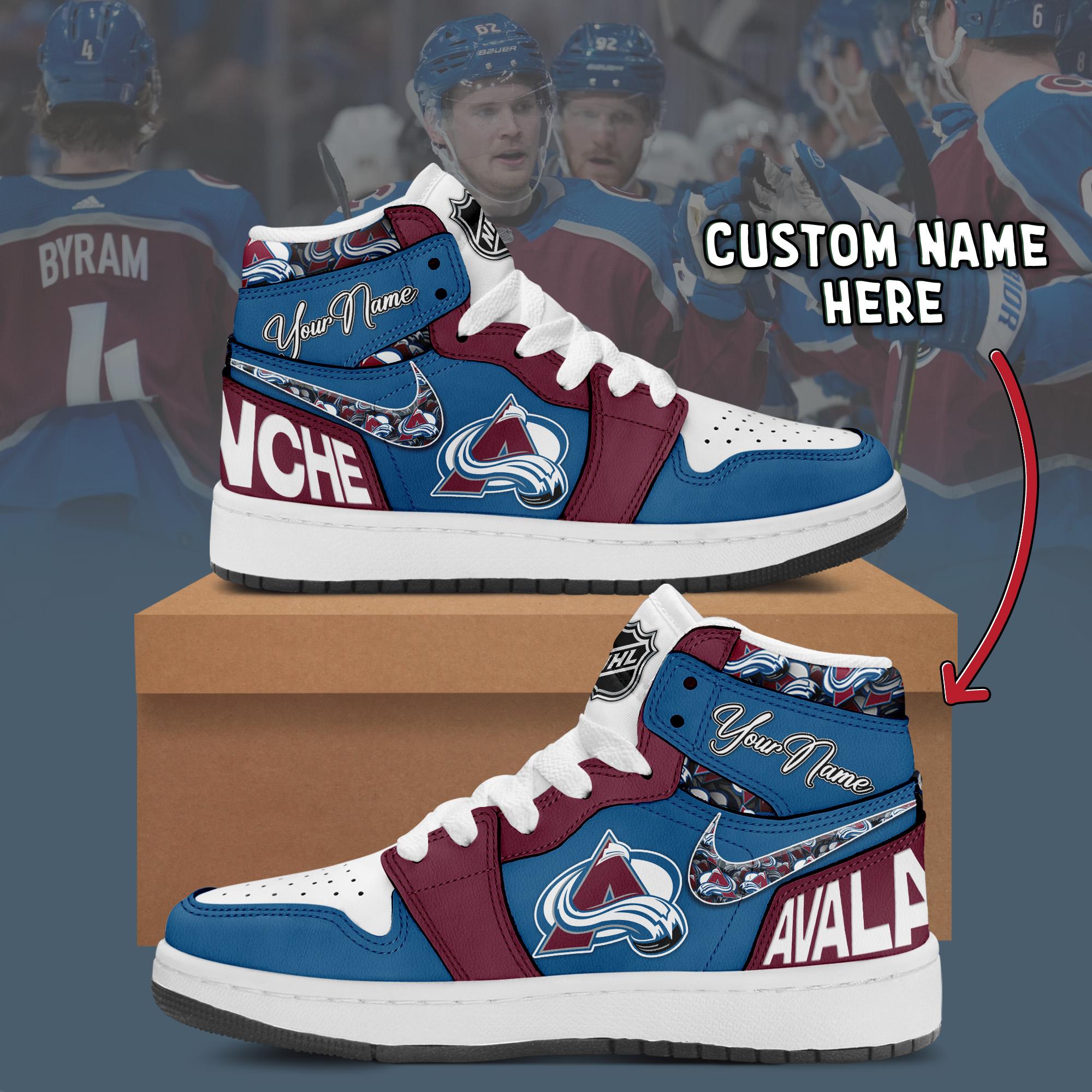 Colorado Avalanche - Personalized Air Jordan 1