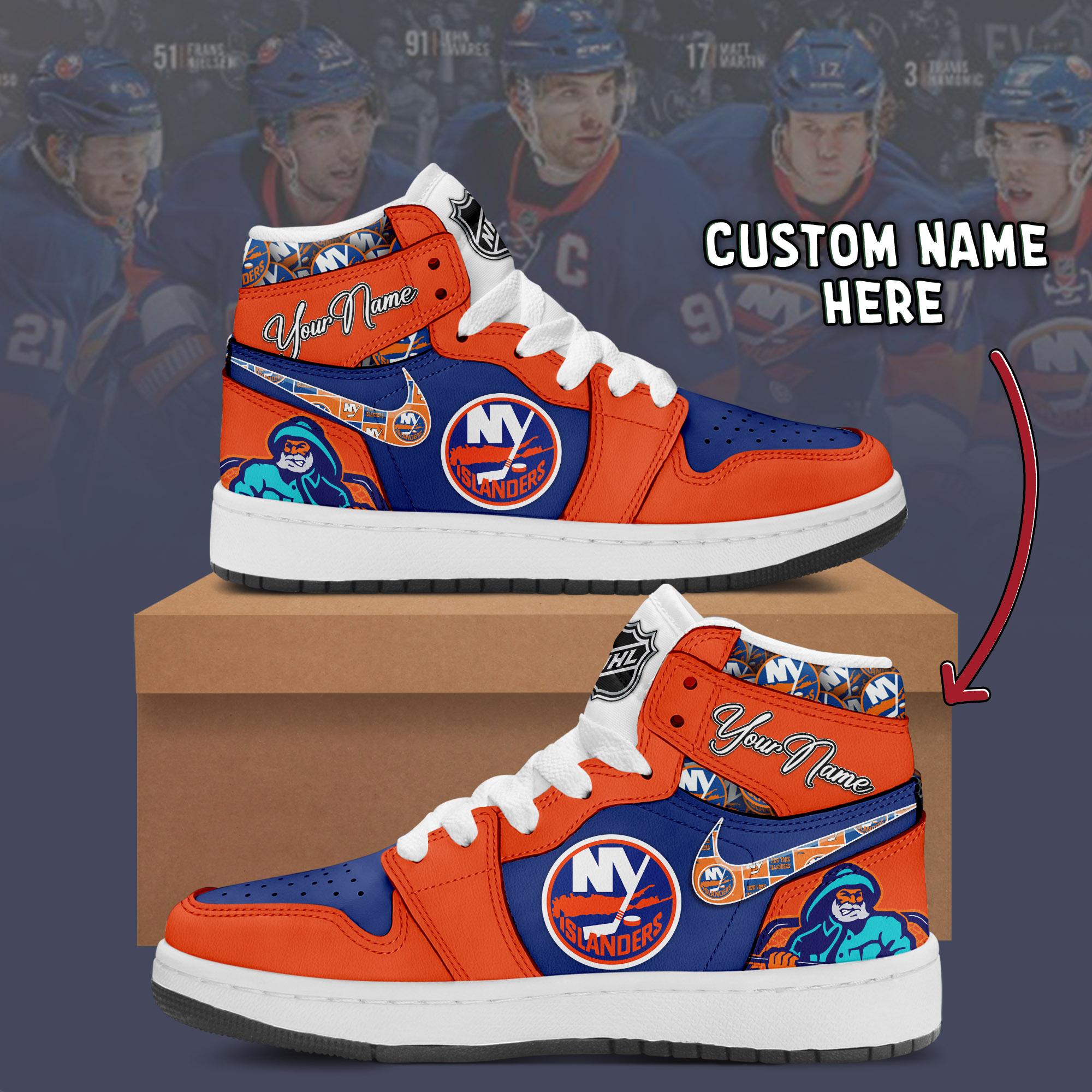 New York Islanders – Personalized Air Jordan 1