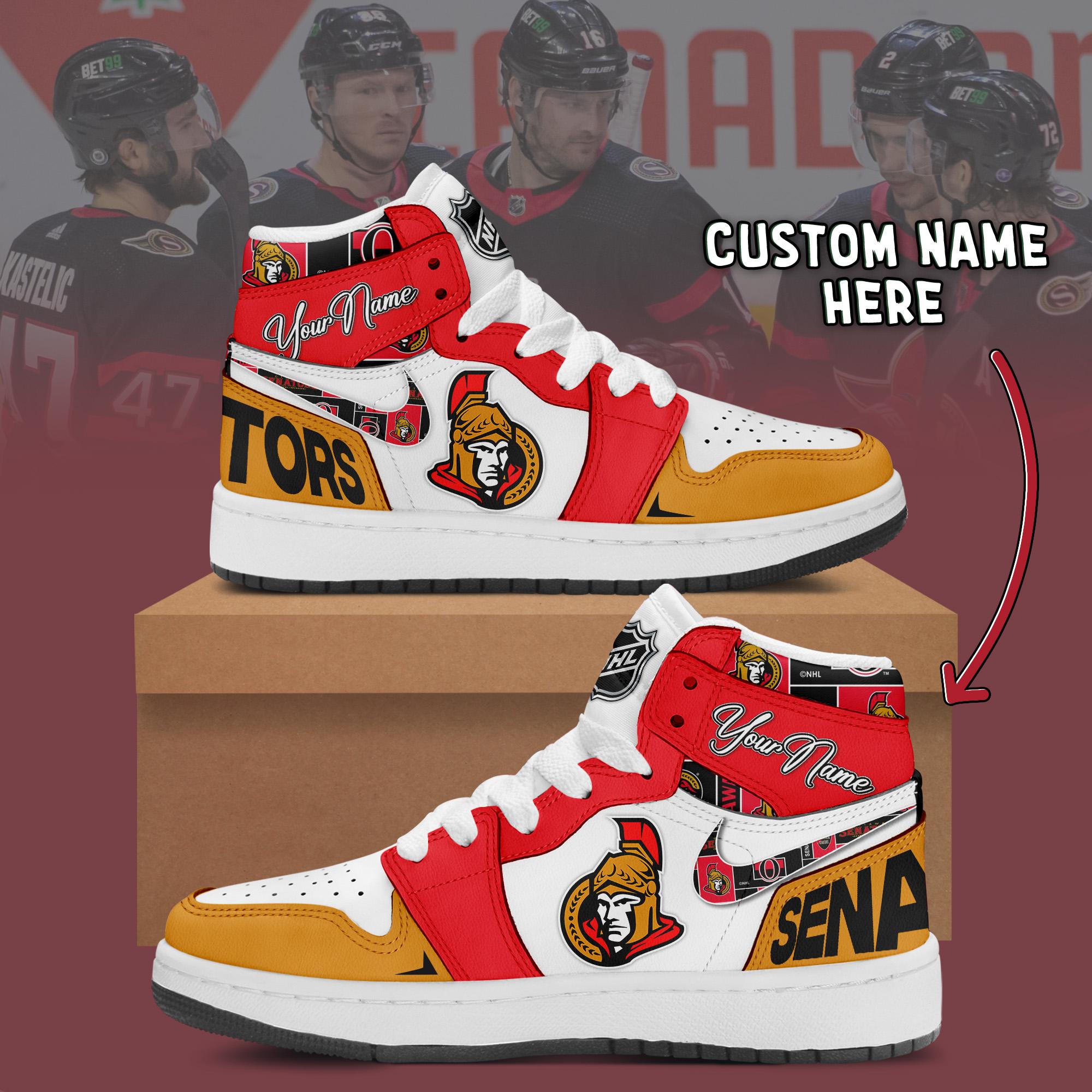 Ottawa Senators – Personalized Air Jordan 1