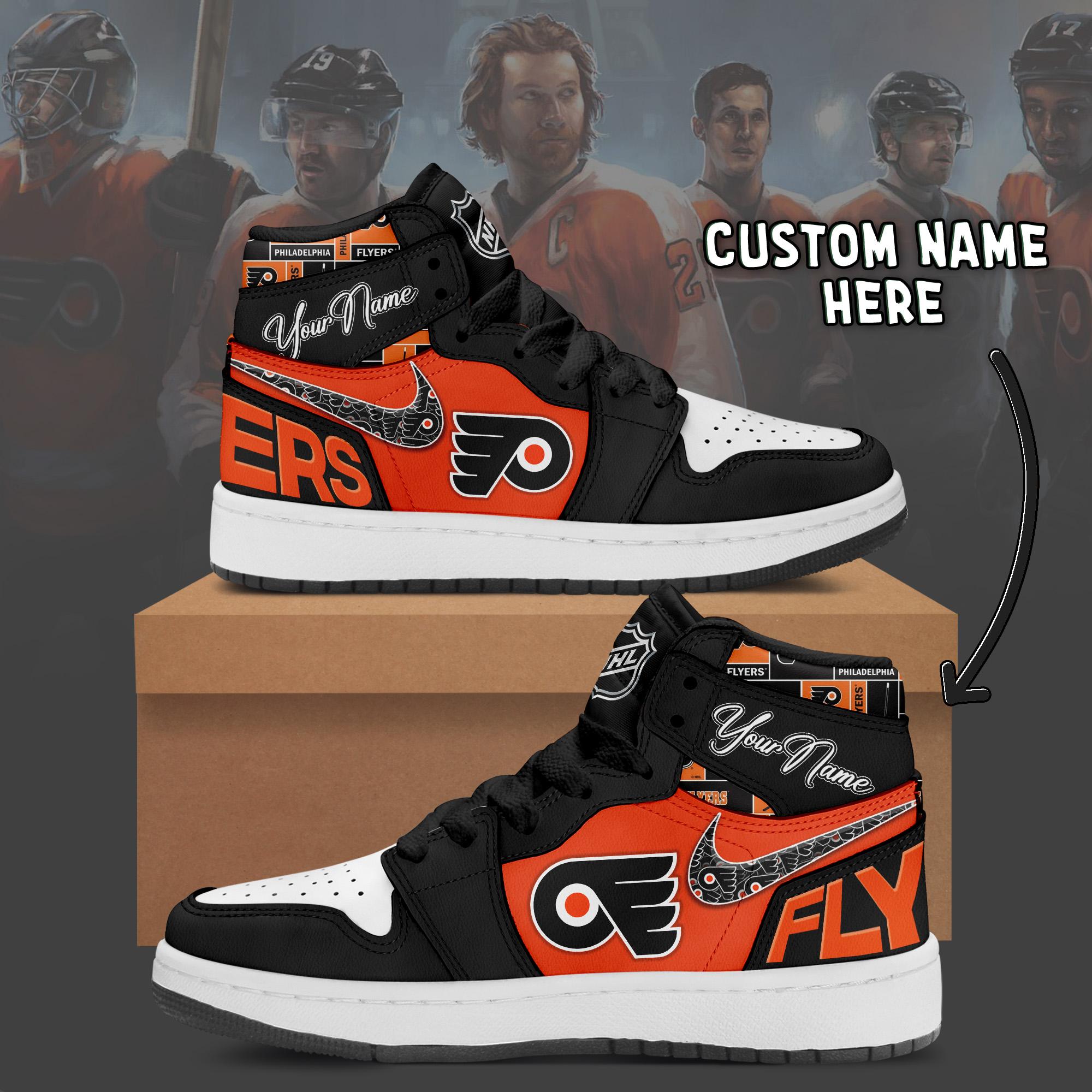 Philadelphia Flyers – Personalized Air Jordan 1